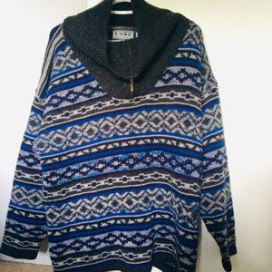 Cozy Aztec Ice Fire Sweater